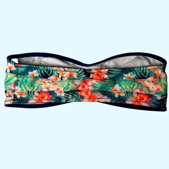 PINK Victoria’s Secret Tropical Bandeau Bra Size M - Picture 2 of 4